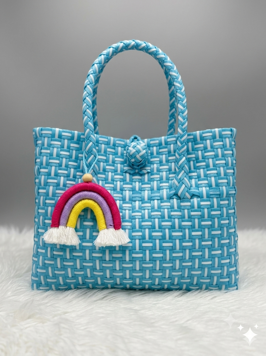 Tas Anyaman Rainbow Arsyila Tas Anyam